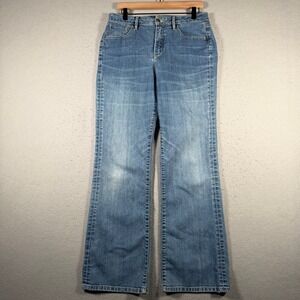 Pendleton Womens Blue Medium Wash Straight Leg Denim Jeans Size 10 Mid Rise